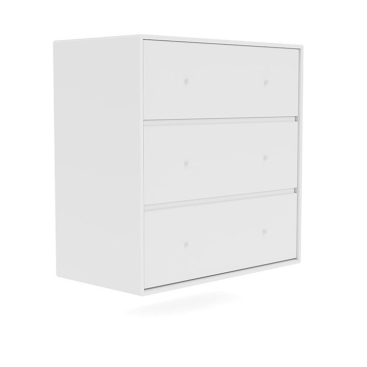 Montana Carry Dresser With Suspension Rail, Snow White