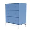 Montana Carry Dresser With Legs, Azure Blue/Black
