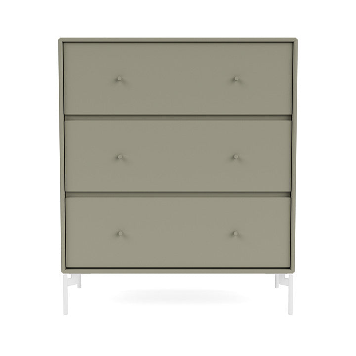 Montana Carry Dresser With Legs, Fennel/Snow White
