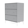 Montana Carry Dresser With Legs, Fjord/Snow White