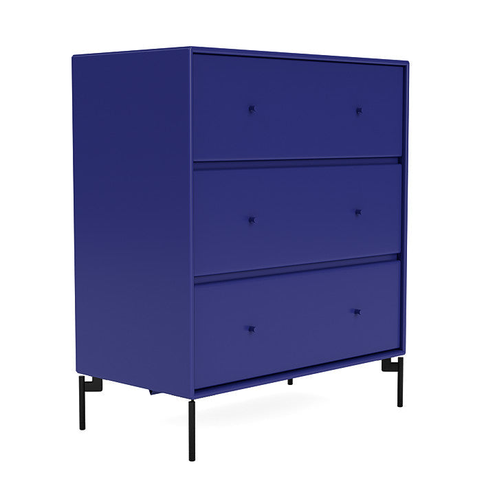 Montana Carry Dresser With Legs, Monarch Blue/Black
