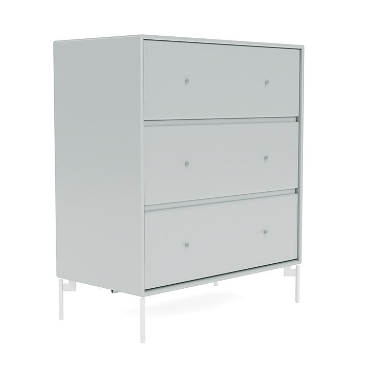 Montana Carry Dresser With Legs, Oyster/Snow White