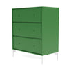 Montana Carry Dresser With Legs, Parsley/Snow White