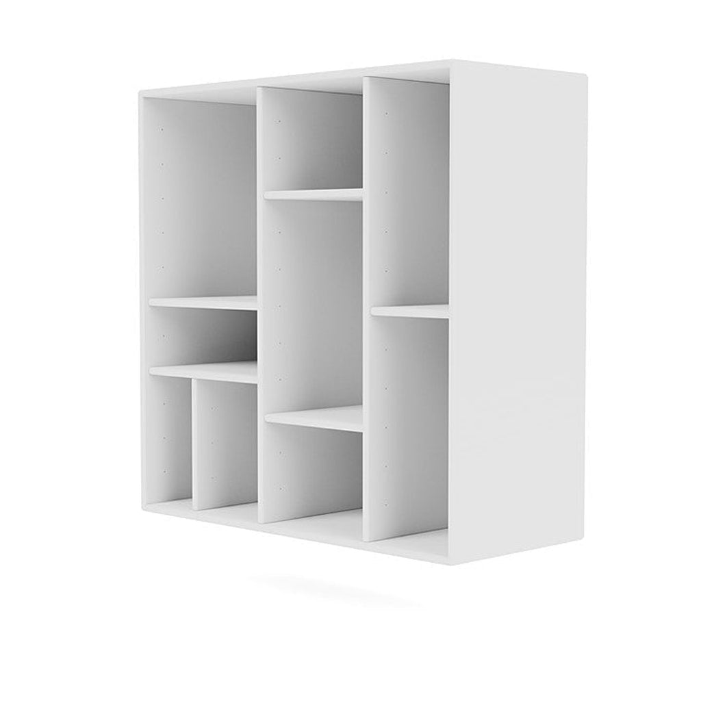 Montana Compile Decorative Shelf With Suspension Rail, New White