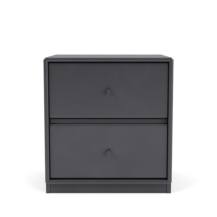 Módulo de cajón de deriva de Montana con zócalo de 3 cm, negro de carbono