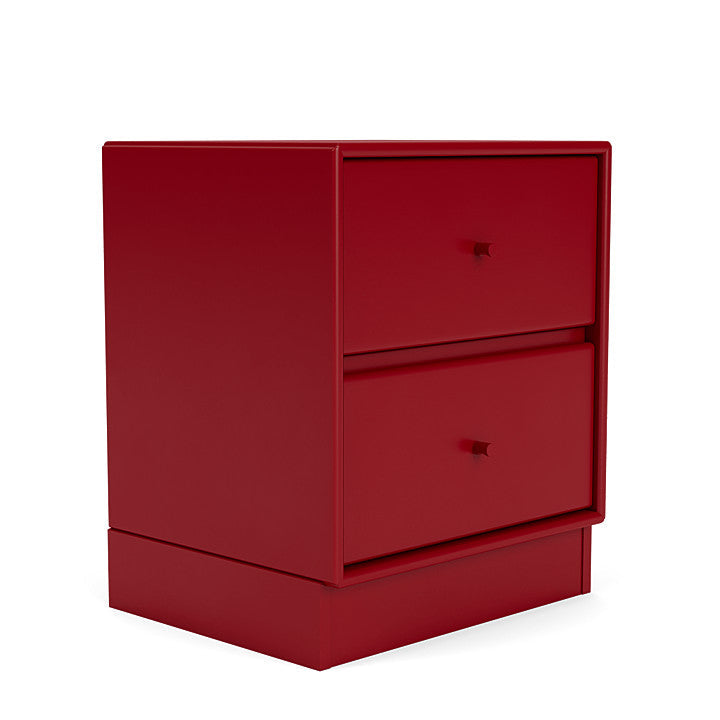 Montana Drift Drawer Module With 7 Cm Plinth, Beetroot Red
