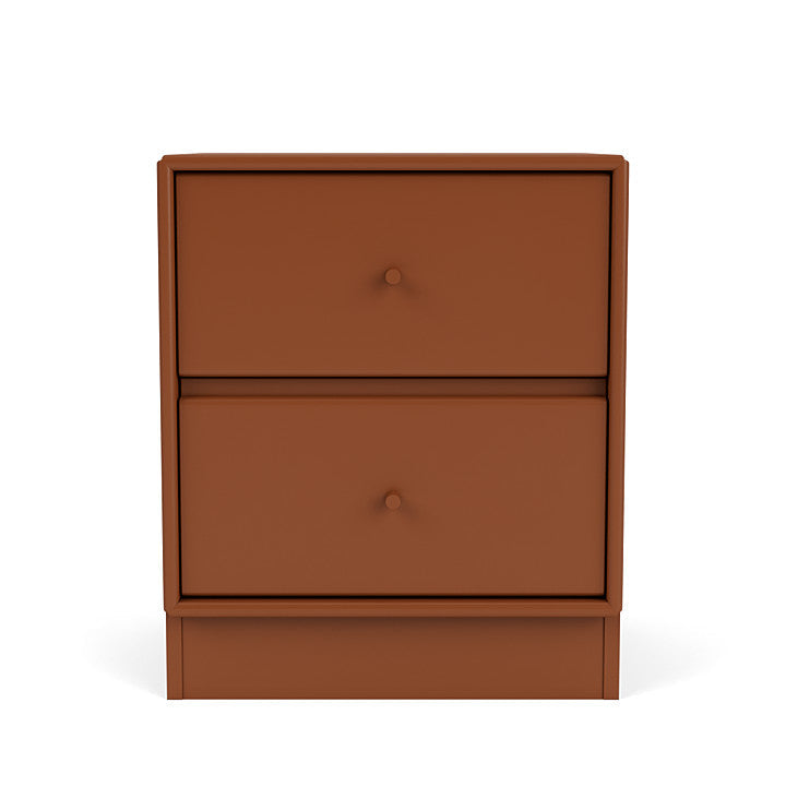 Montana Drift Drawer -modul med 7 cm sockel, hasselnötsbrun