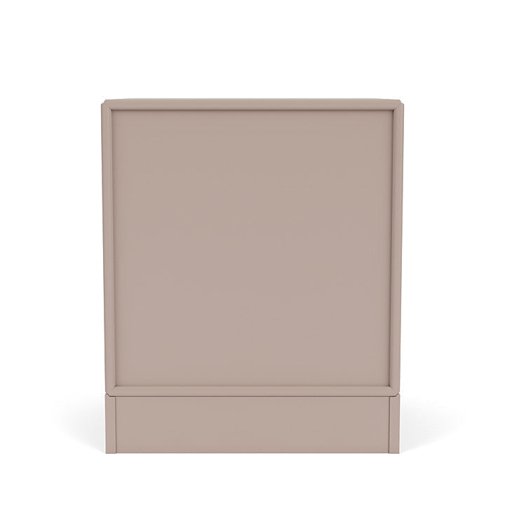 Montana Drift Drawer -modul med 7 cm sockel, svampbrun