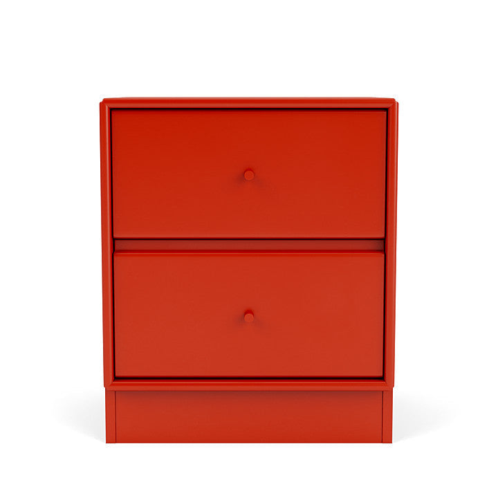 Montana Drift Drawer Module With 7 Cm Plinth, Rosehip Red