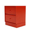 Montana Drift Drawer Module With 7 Cm Plinth, Rosehip Red