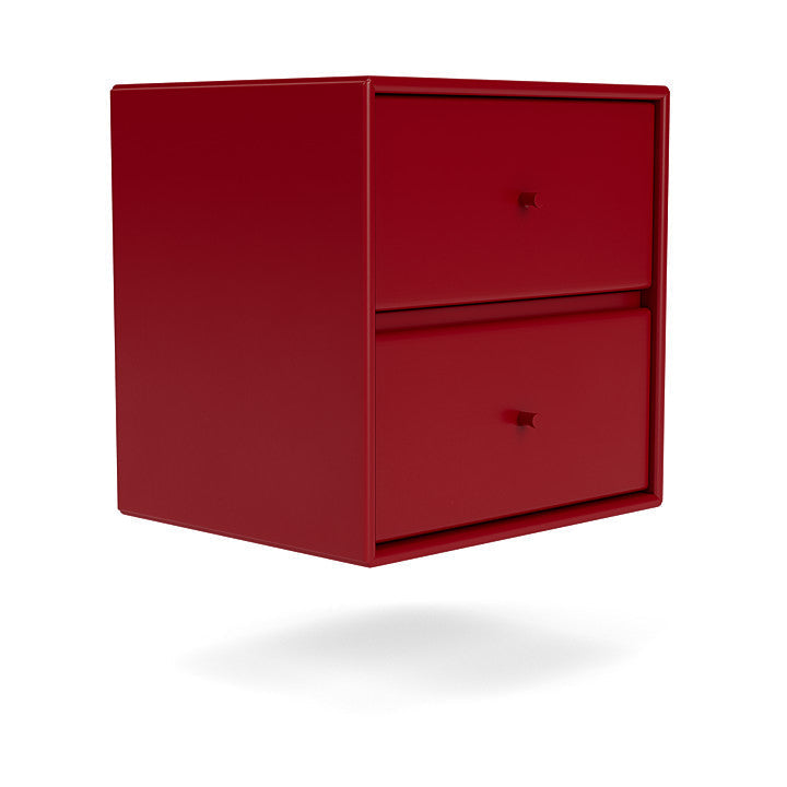 Montana Drift Drawer Module With Suspension Rail, Beetroot Red