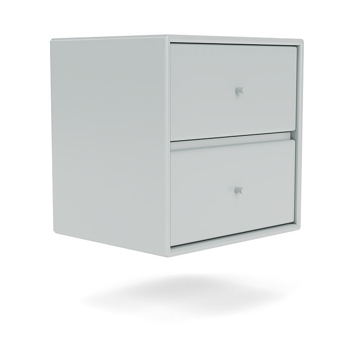 Montana Drift Drawer Module With Suspension Rail, Oyster Grey