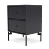 Montana Drift Drawer Module With Legs, Anthracite/Black