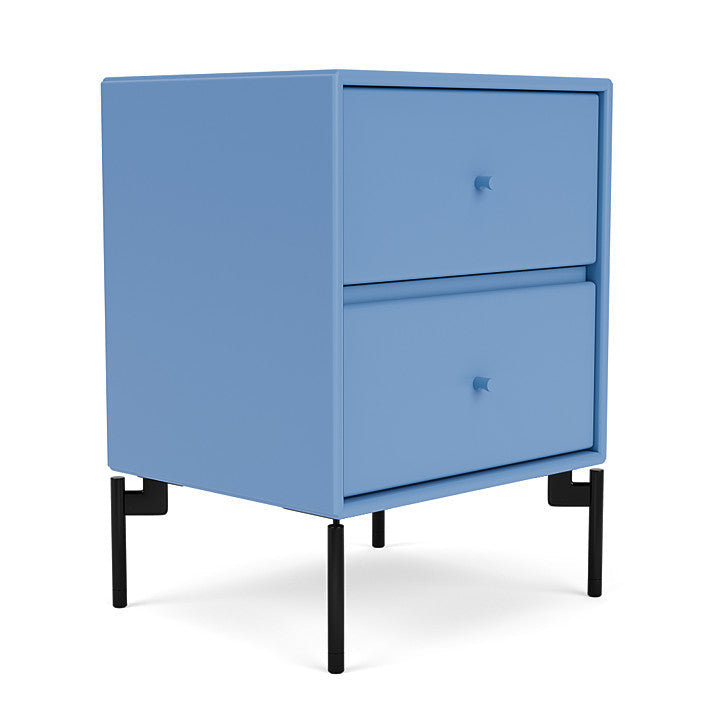 Módulo de cajón de deriva de Montana con piernas, azul azul/negro