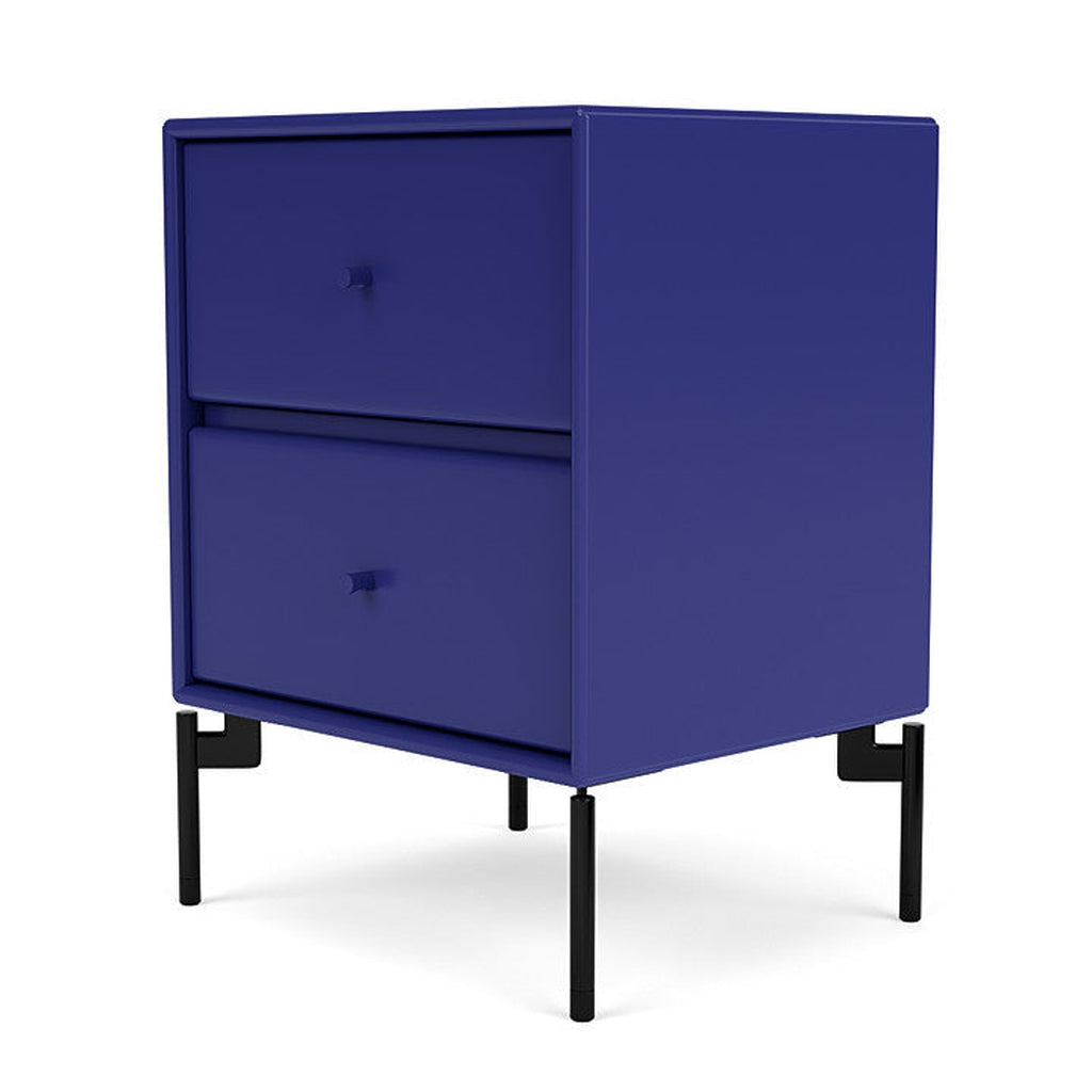 Montana Drift Drawer -modul med ben, monarkblå/svart