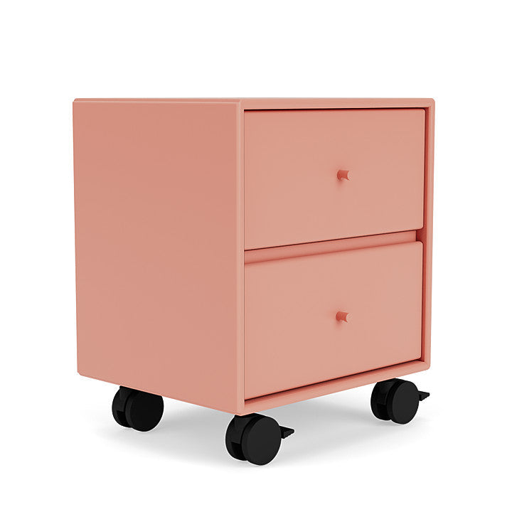 Montana Drift Drawer Module With Castors, Rhubarb Red
