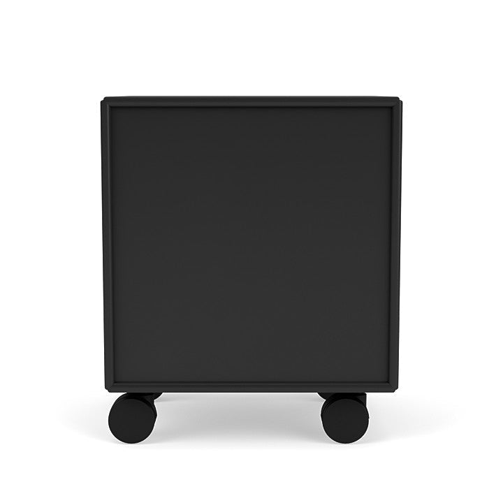 Montana Drift Drawer -modul med hjul, svart