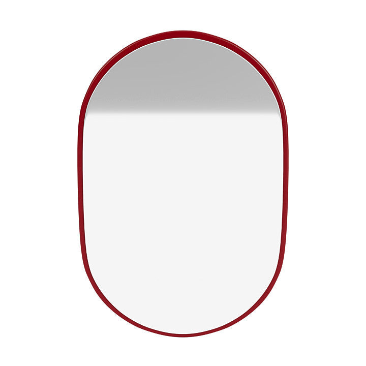 Montana Kijk ovale spiegel, rode biet rood