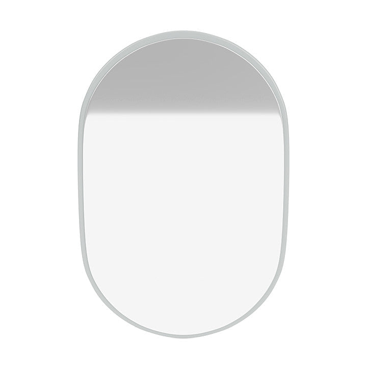 Montana Look Oval Mirror, Oyster Gray