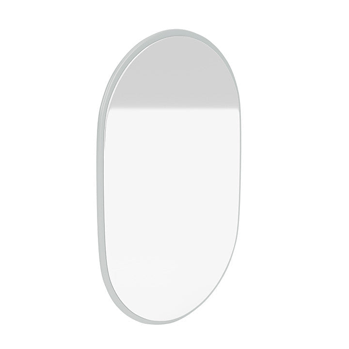 Montana Look Oval Mirror, Oyster Gray