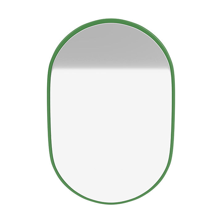 蒙大拿州外观椭圆形镜子，欧芹绿