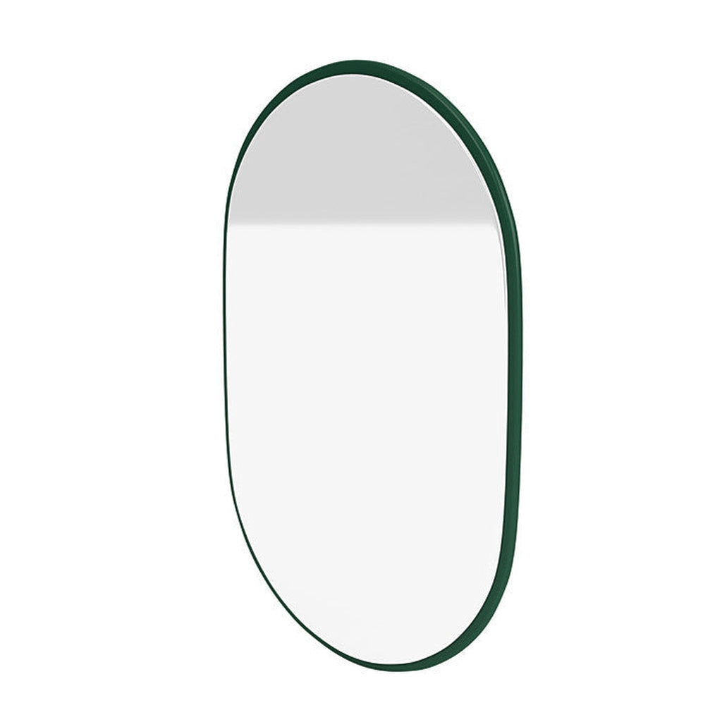 蒙大拿州外观椭圆形镜子，松绿色