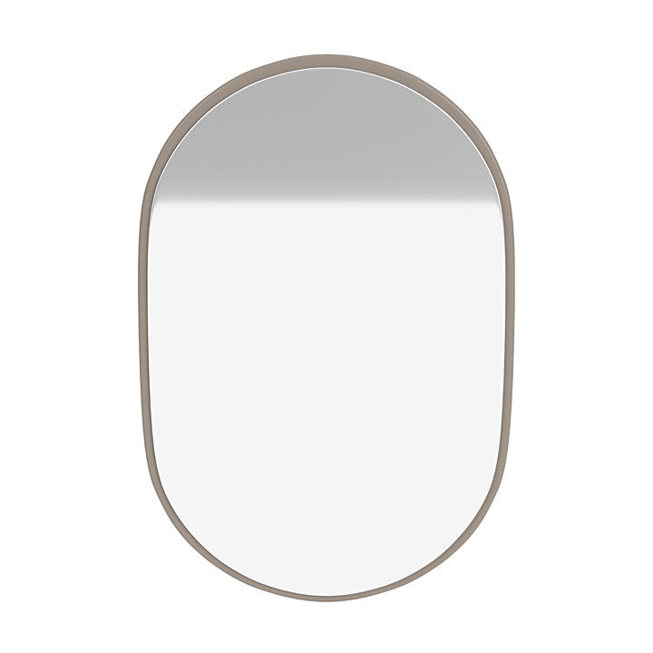 Montana Kijk Oval Mirror, Truffle Gray