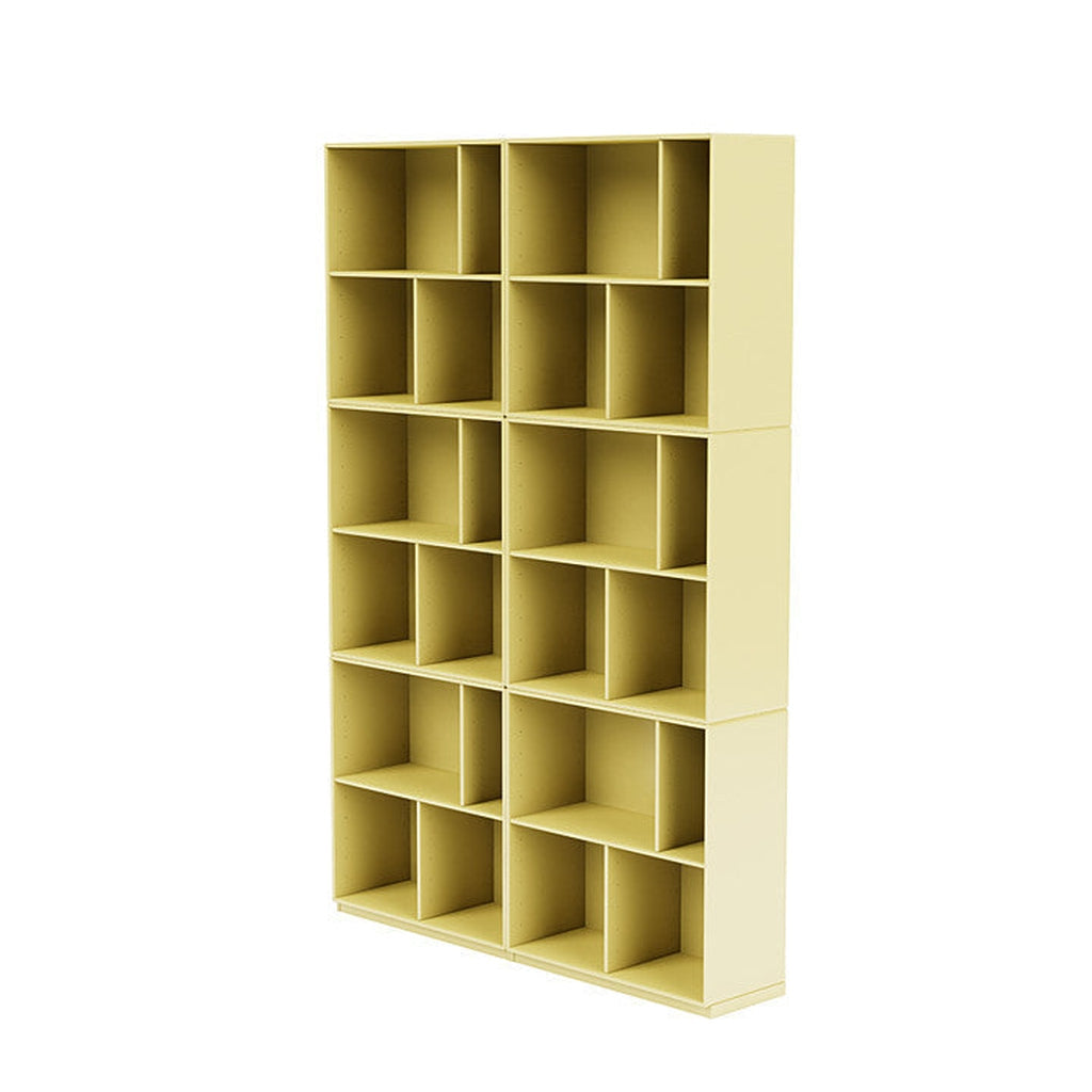 Montana Read Spacious Bookshelf With 3 Cm Plinth, Chamomile Yellow