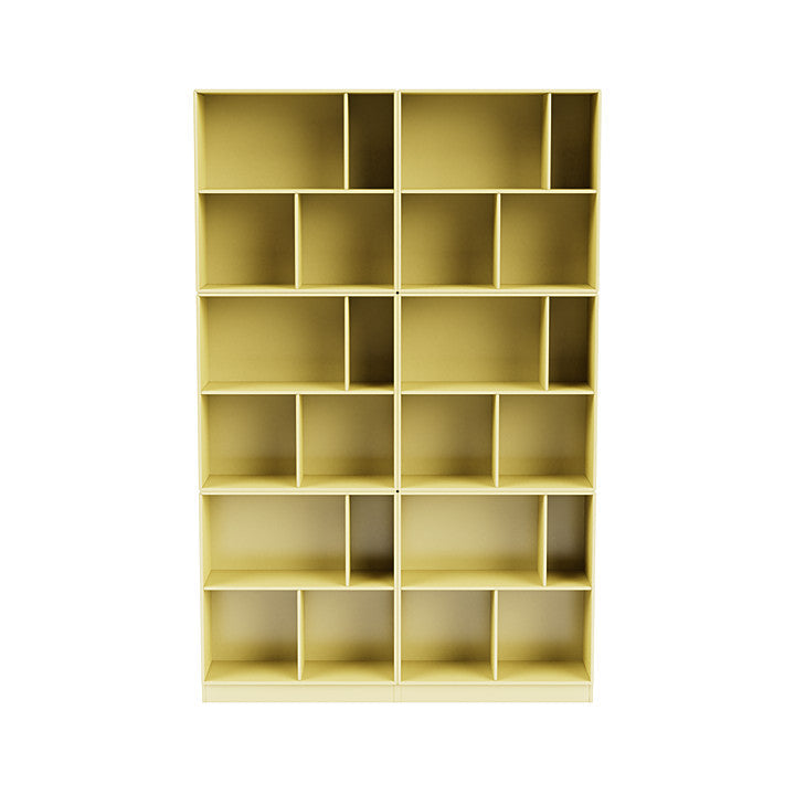 Montana Read Spacious Bookshelf With 7 Cm Plinth, Chamomile Yellow