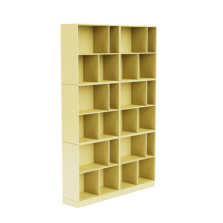 Montana Lire une étagère spacieuse avec du socle de 7 cm, jaune de camomille