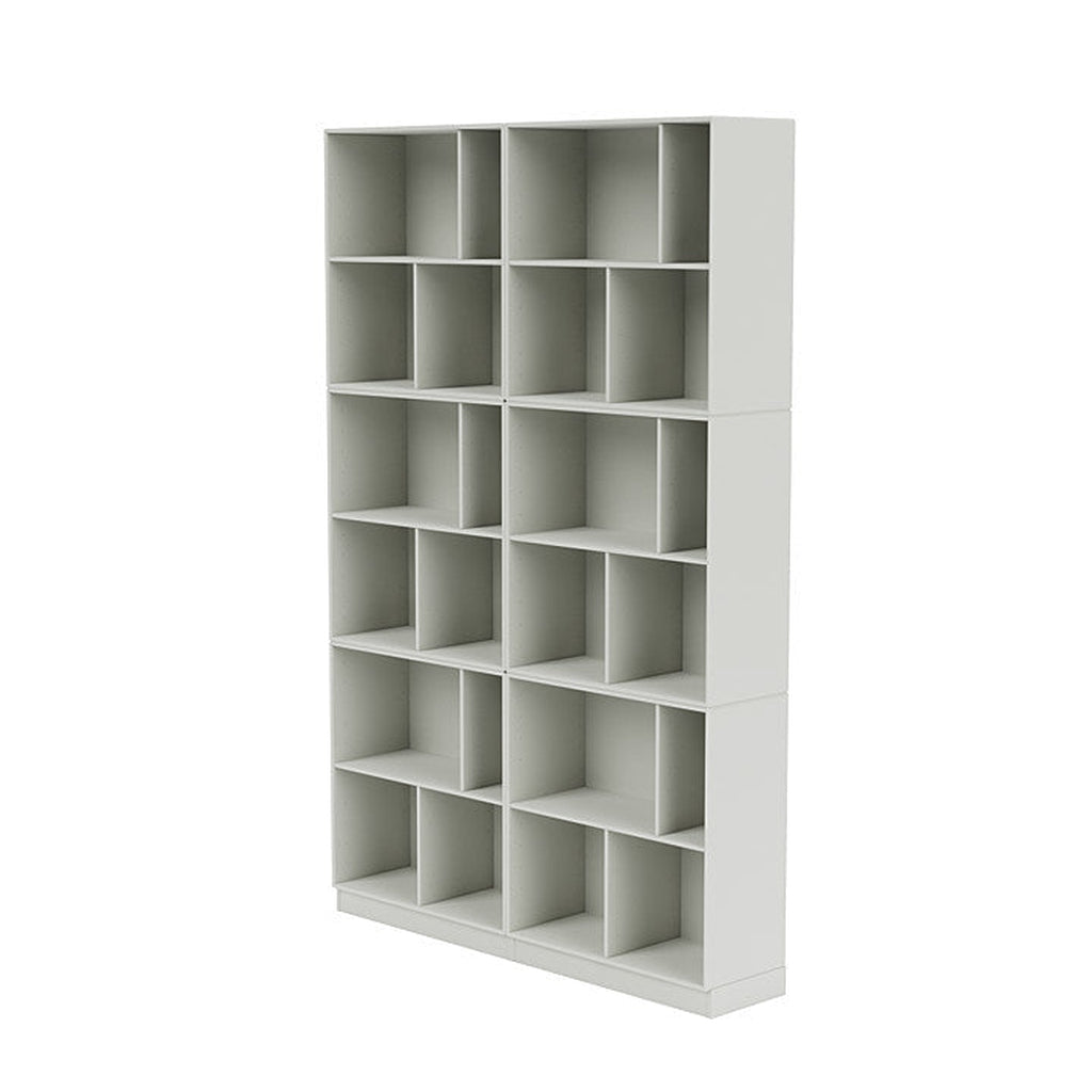 Montana Read Spacious Bookshelf With 7 Cm Plinth, Nordic White
