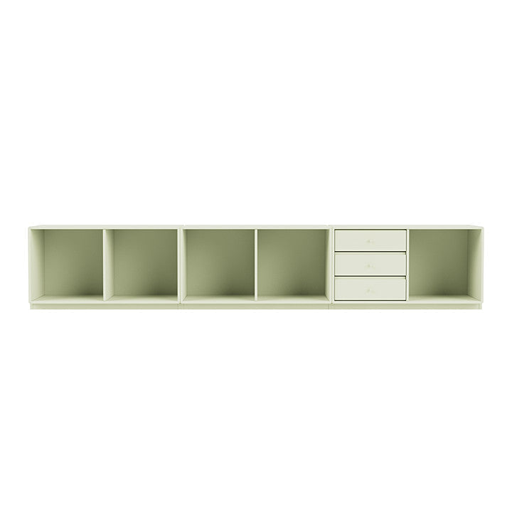 Montana Rest Bench With 3 Cm Plinth, Pomelo Green