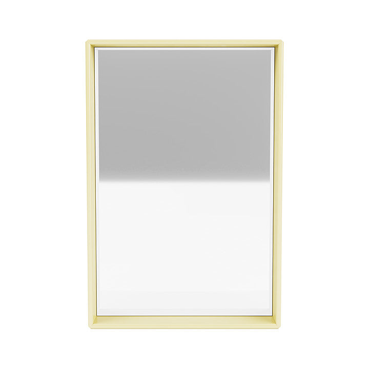 Montana Shelfie Mirror With Shelf Frame, Chamomile Yellow