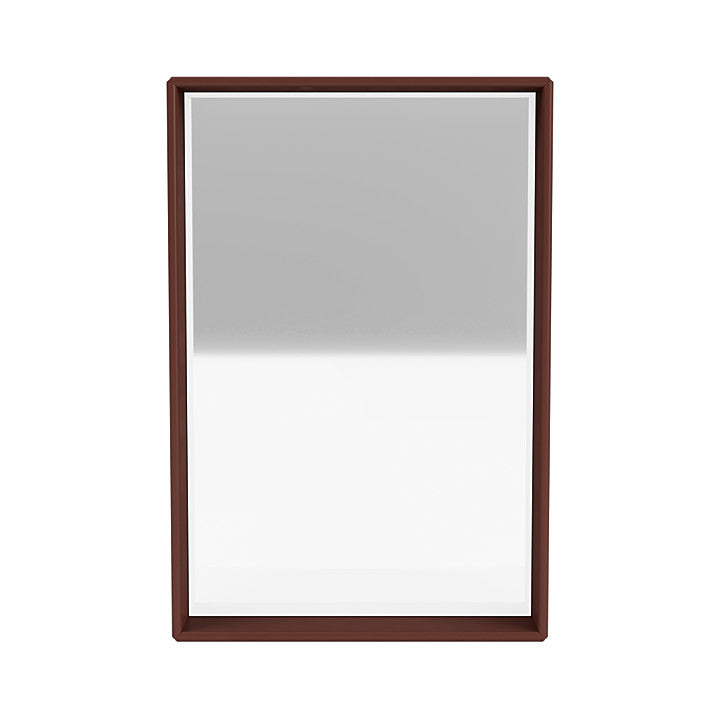 Montana Shelfie Mirror With Shelf Frame, Masala