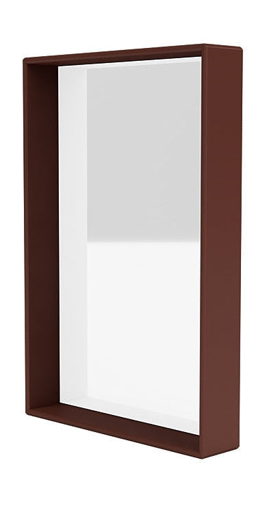 Montana Shelfie Mirror met plankframe, masala