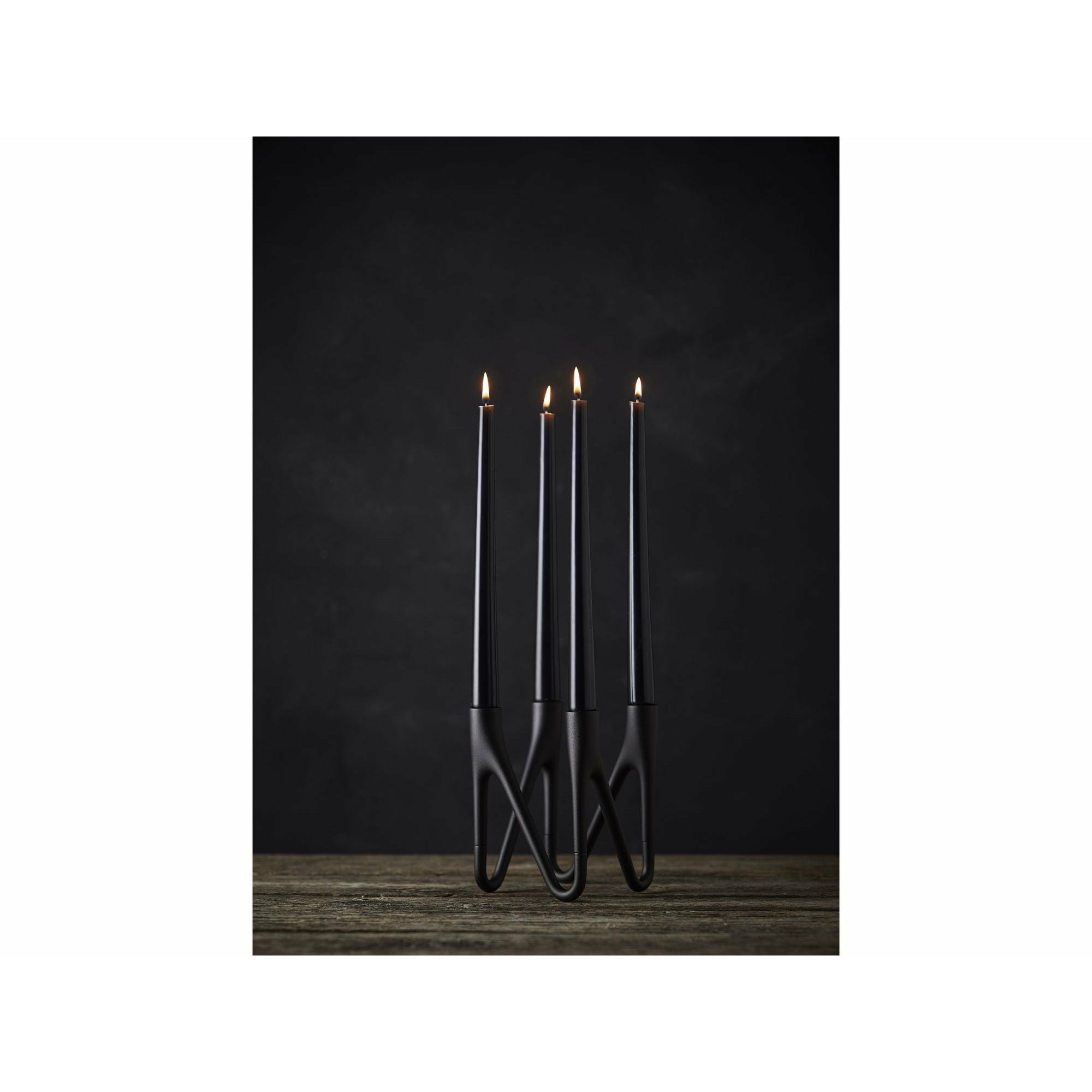 MorSø Roots Porta di candele nere, 4 braccio