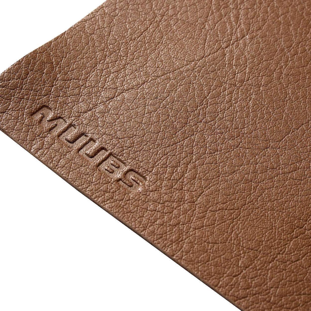 Muubs Camou Placemat 45cm, Brown Leather