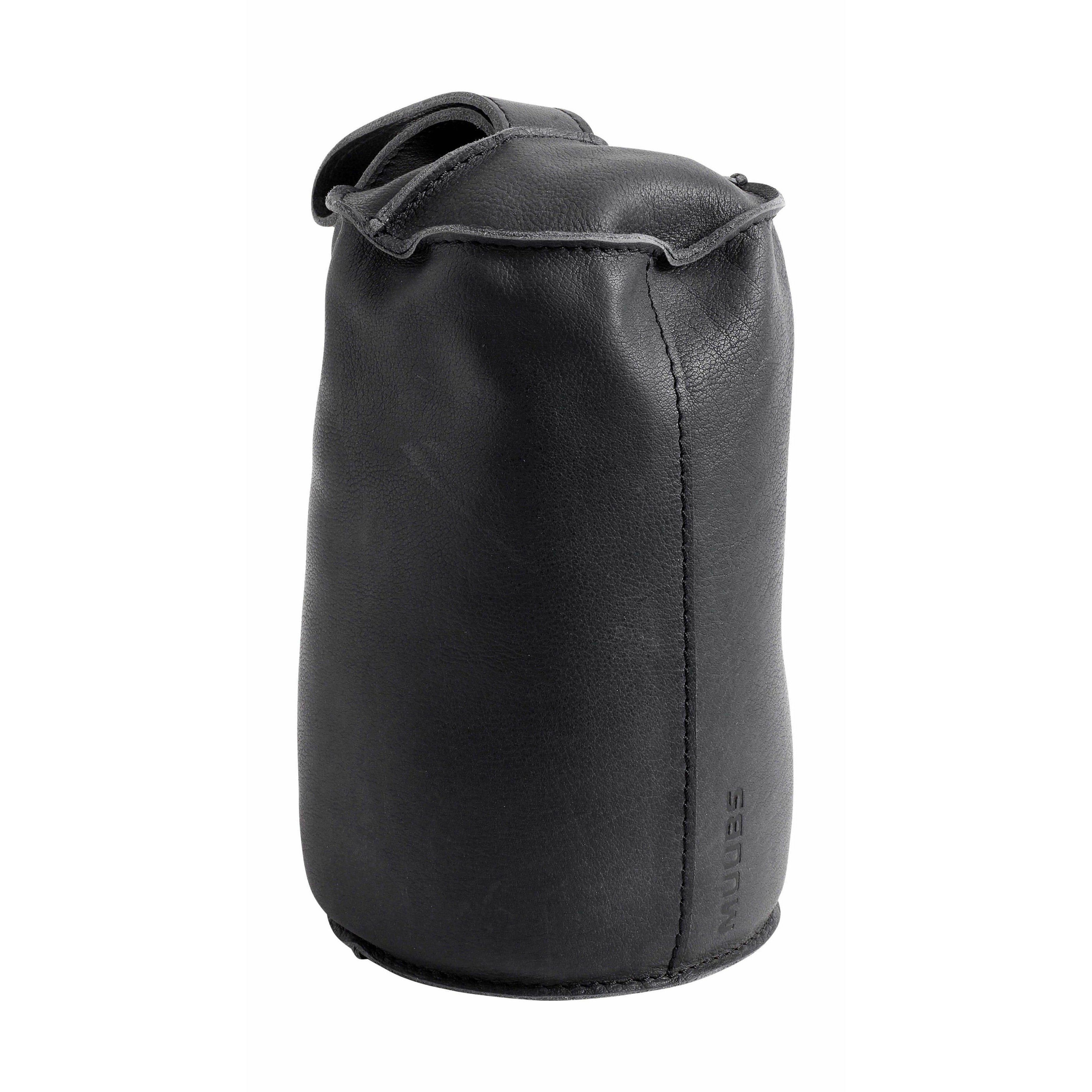 Muubs Camou Doorstop 3 Kg 20cm, Black Leather