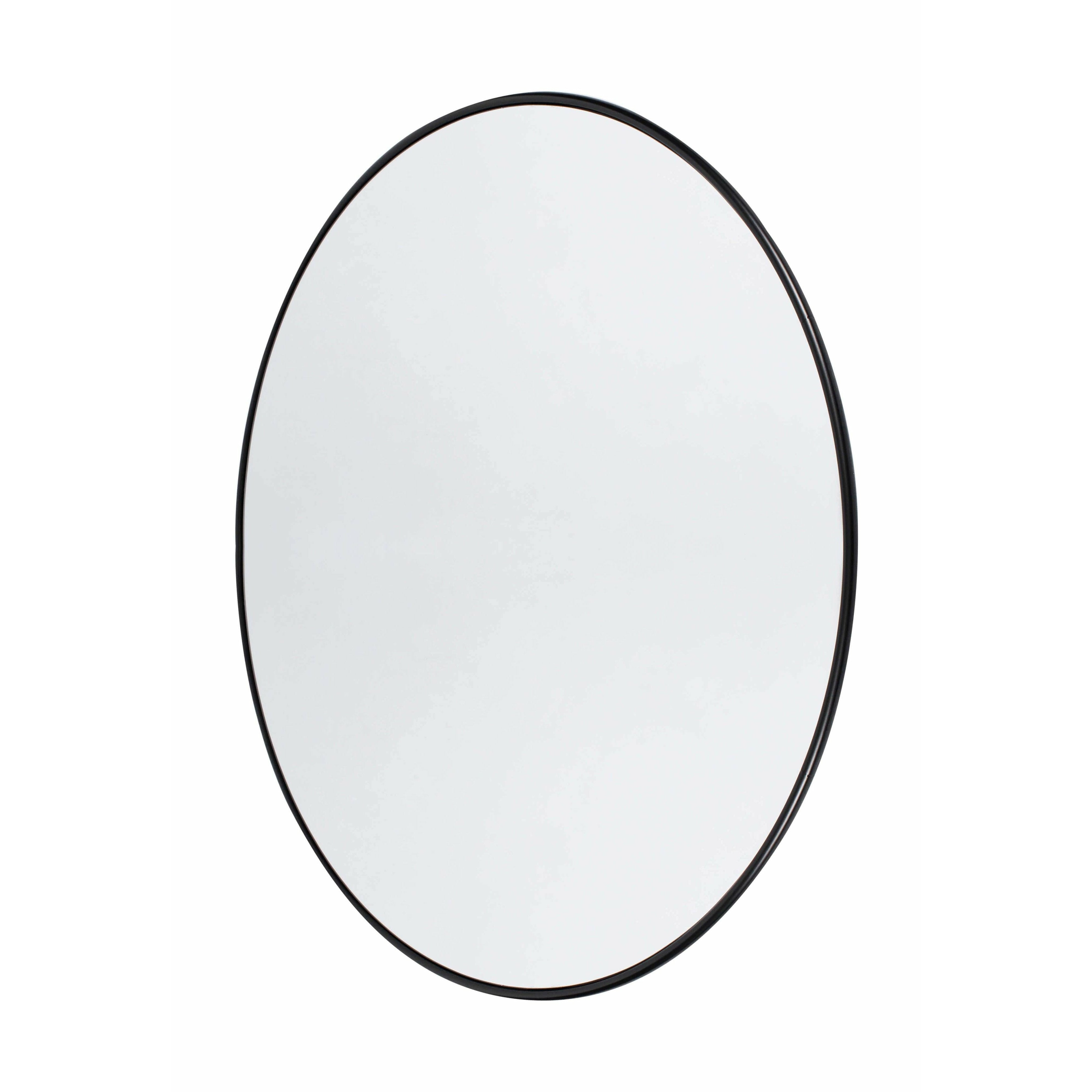 Muubs Københavns spejl rundt sort, 110 cm