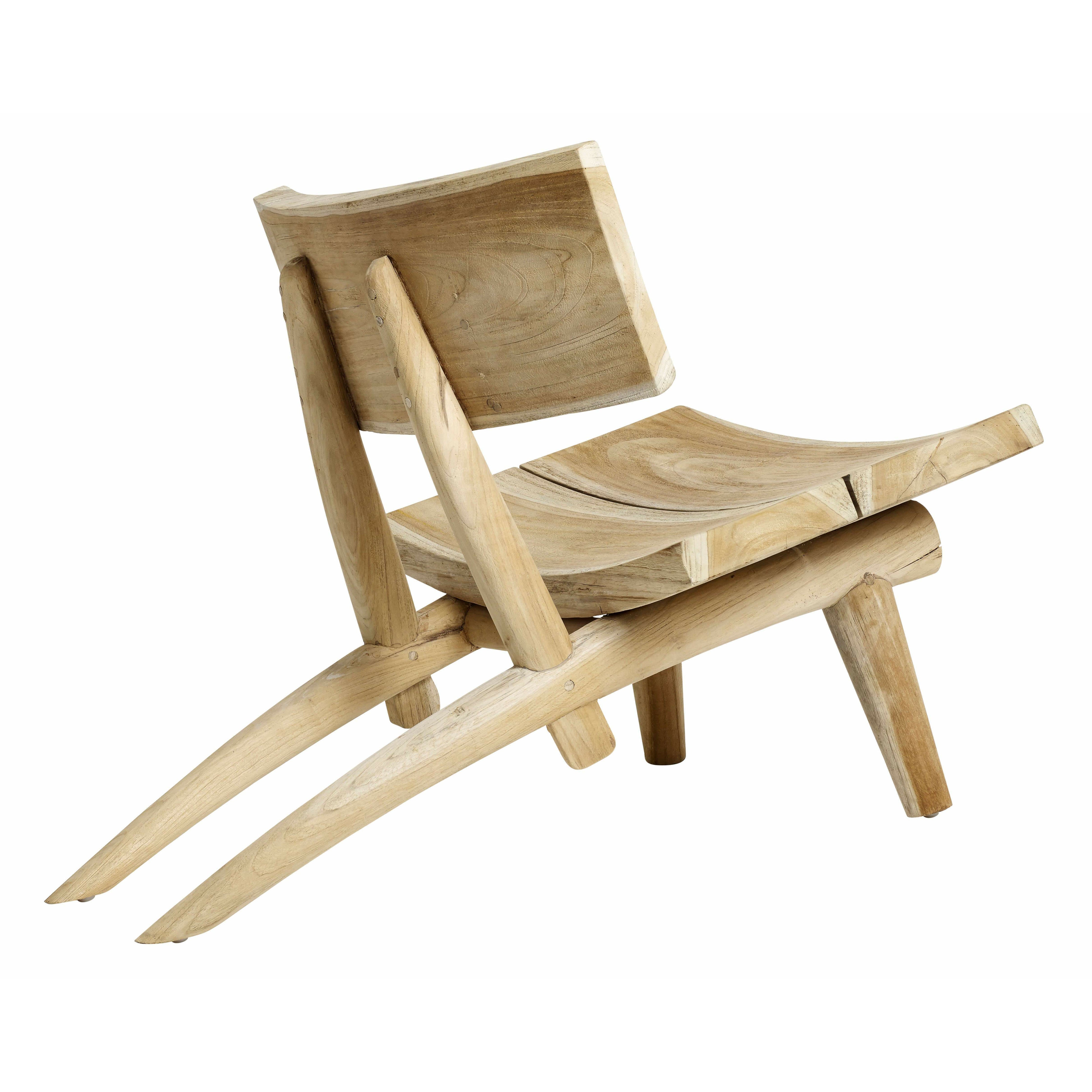 Muubs Dakota -stoel teak, 96,5 cm