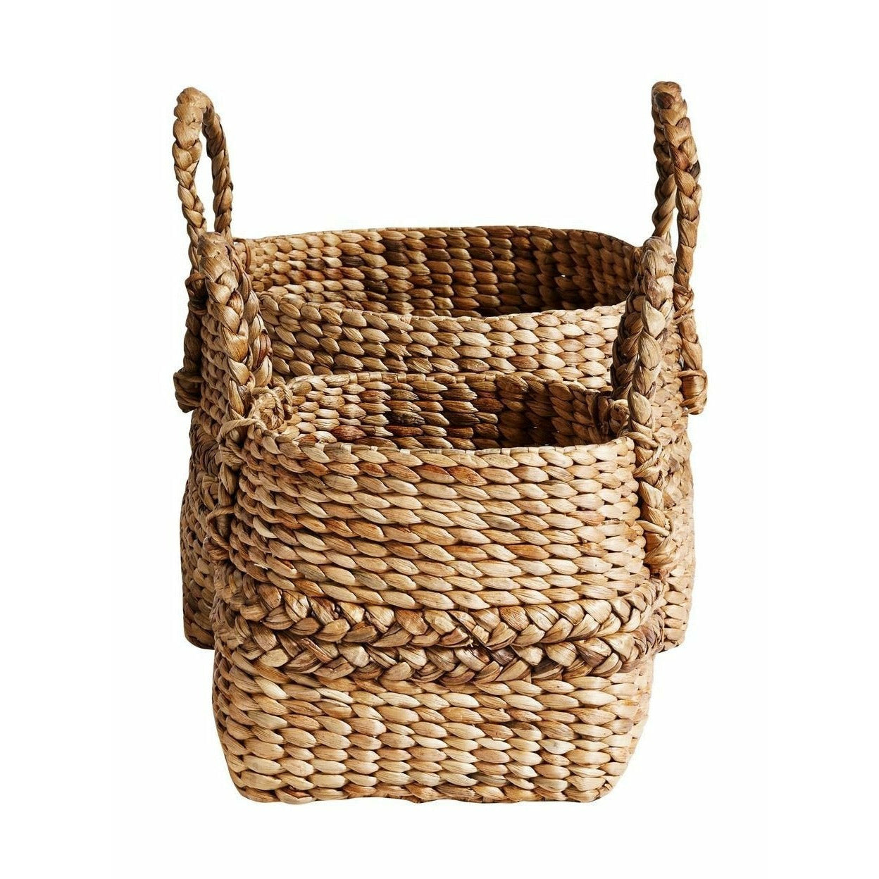 Muubs Shopping Basket Bright Water Hyacinth, 2 Pieces