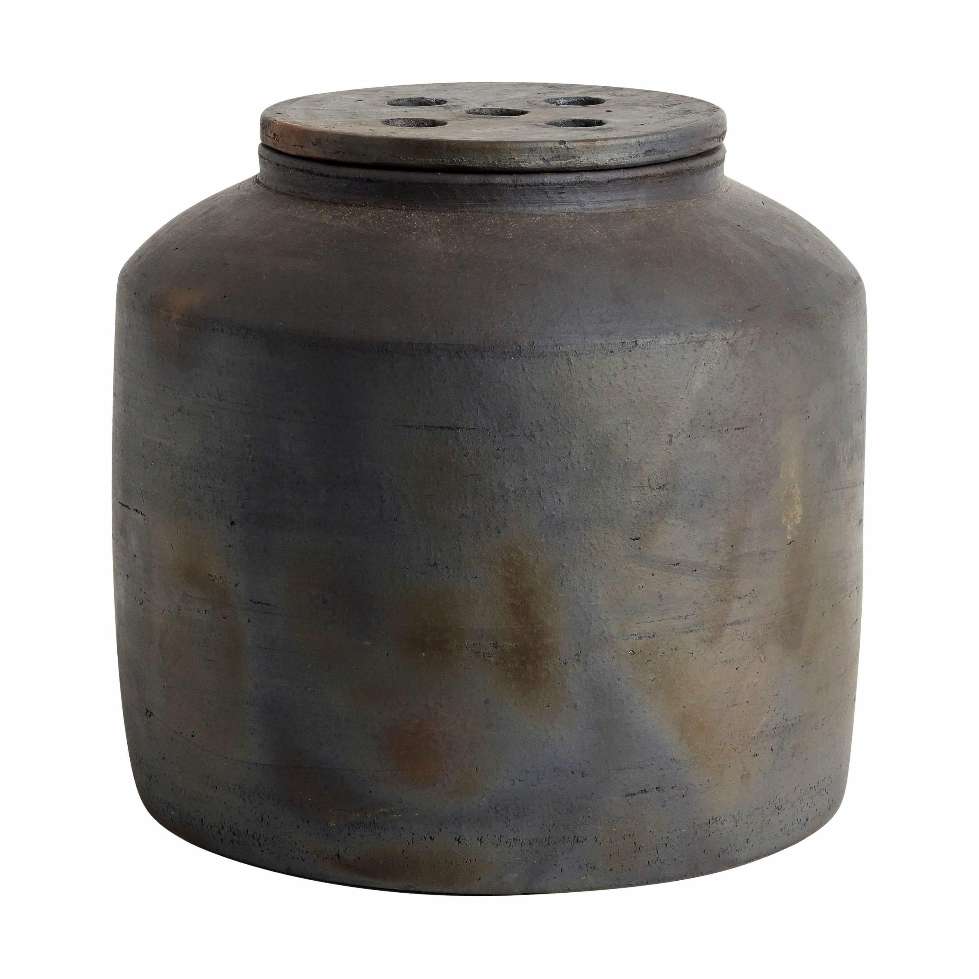 Muubs Hazel Jar With Lid Brown/Black, ø25cm