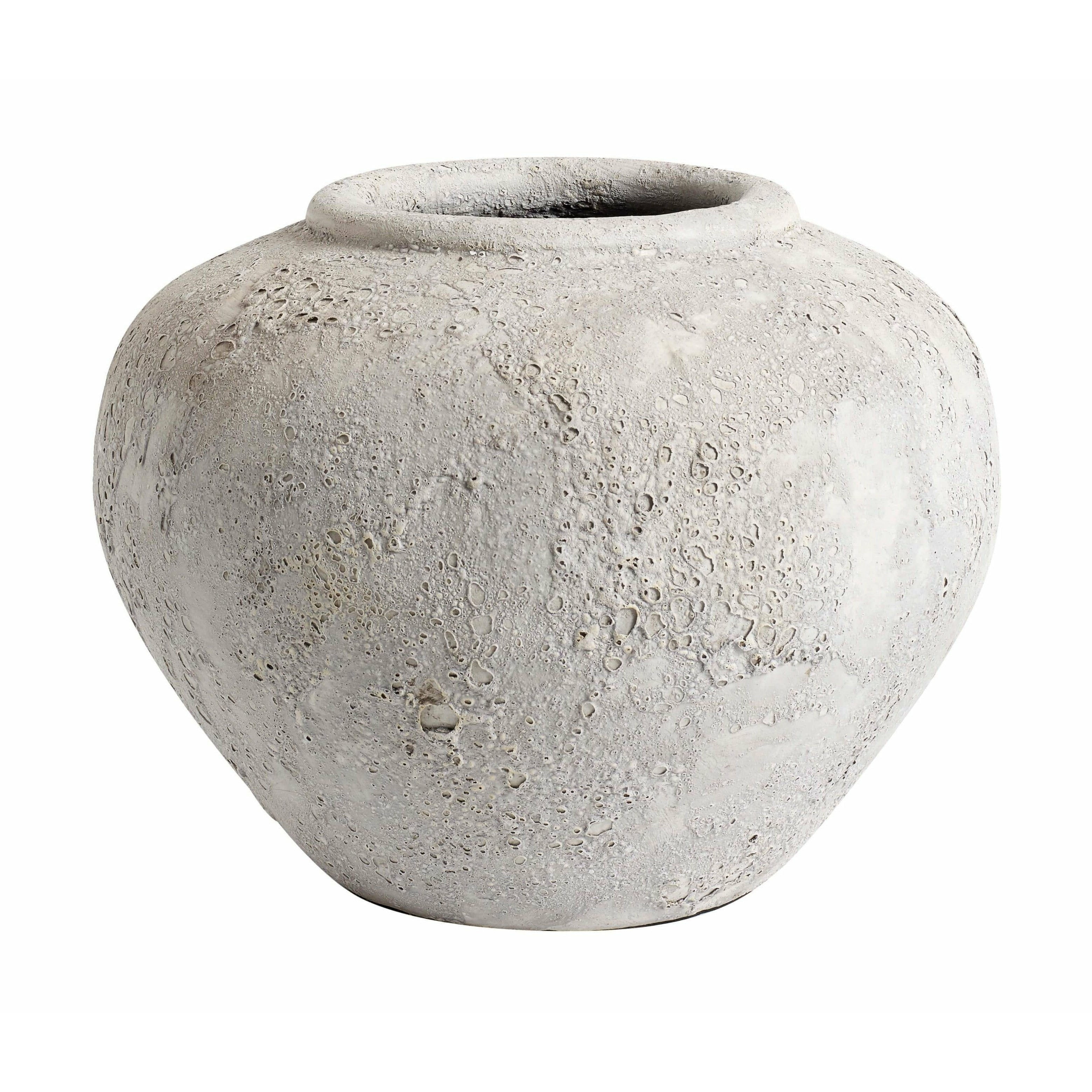 Muubs Luna花瓶灰色，26厘米