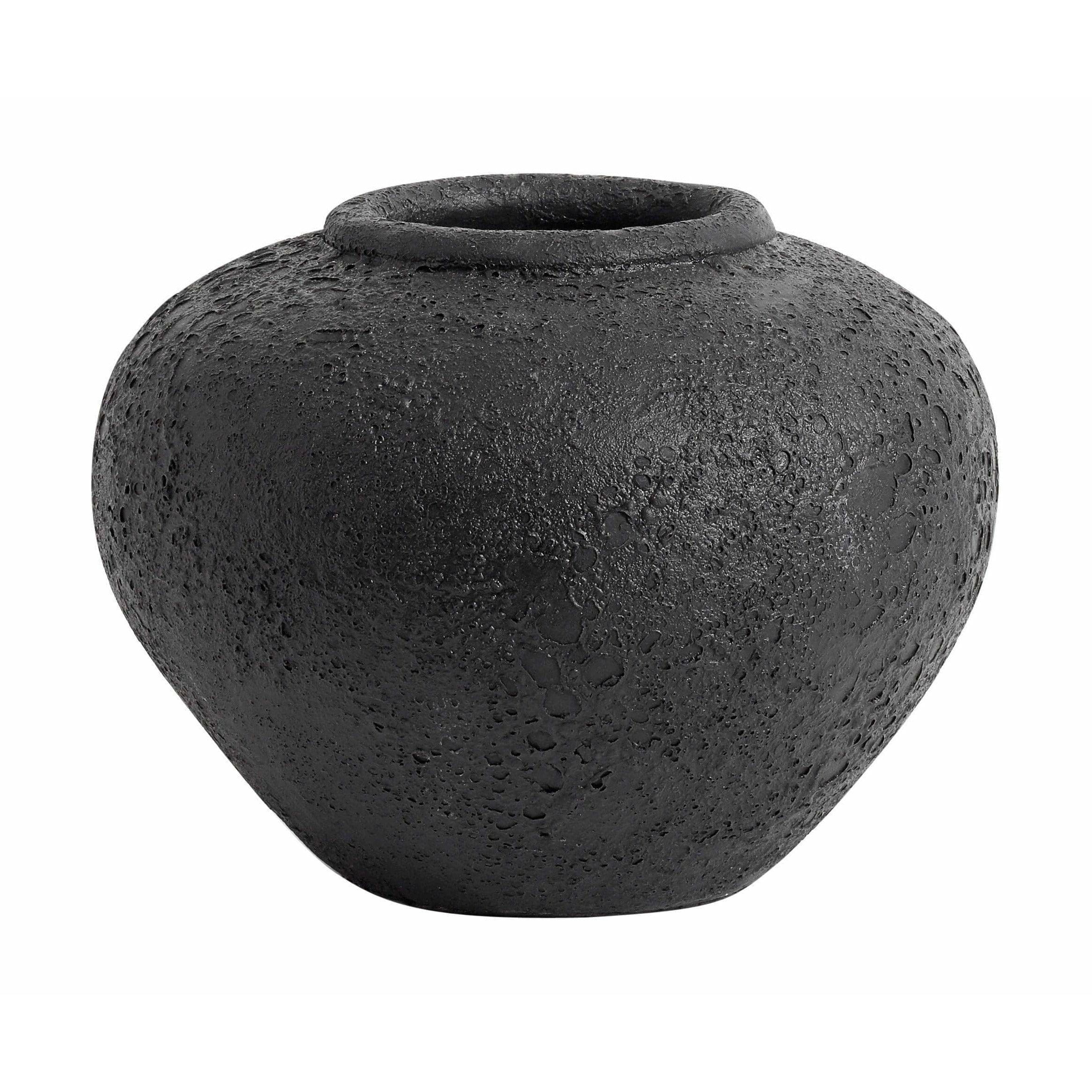 Muubs Luna花瓶黑色，18厘米