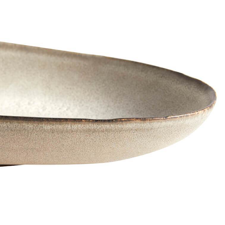 Muubs MAME Plate Oval Oyster, 36,5 cm