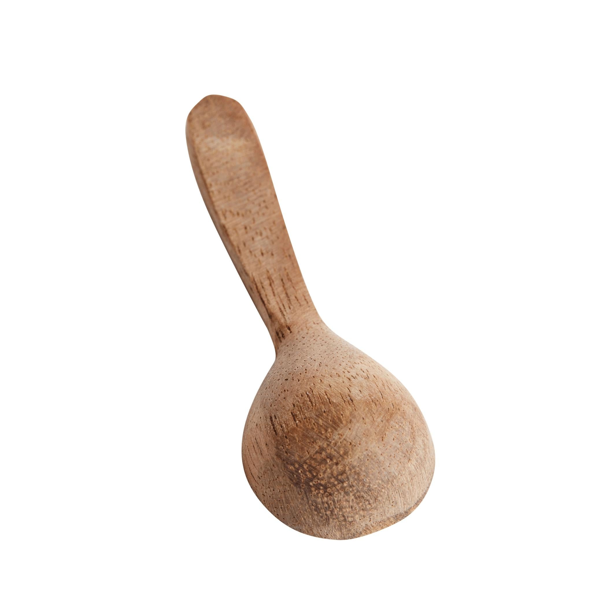 Muubs Salt Spoon Teak 4 Pcs, 6cm