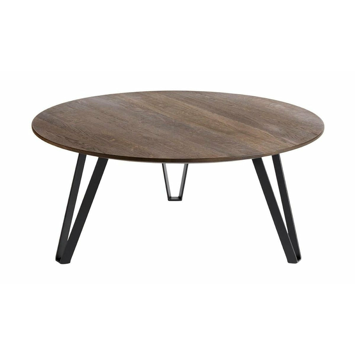 Muubs Space Coffee Table Smoked Oak, ø90cm