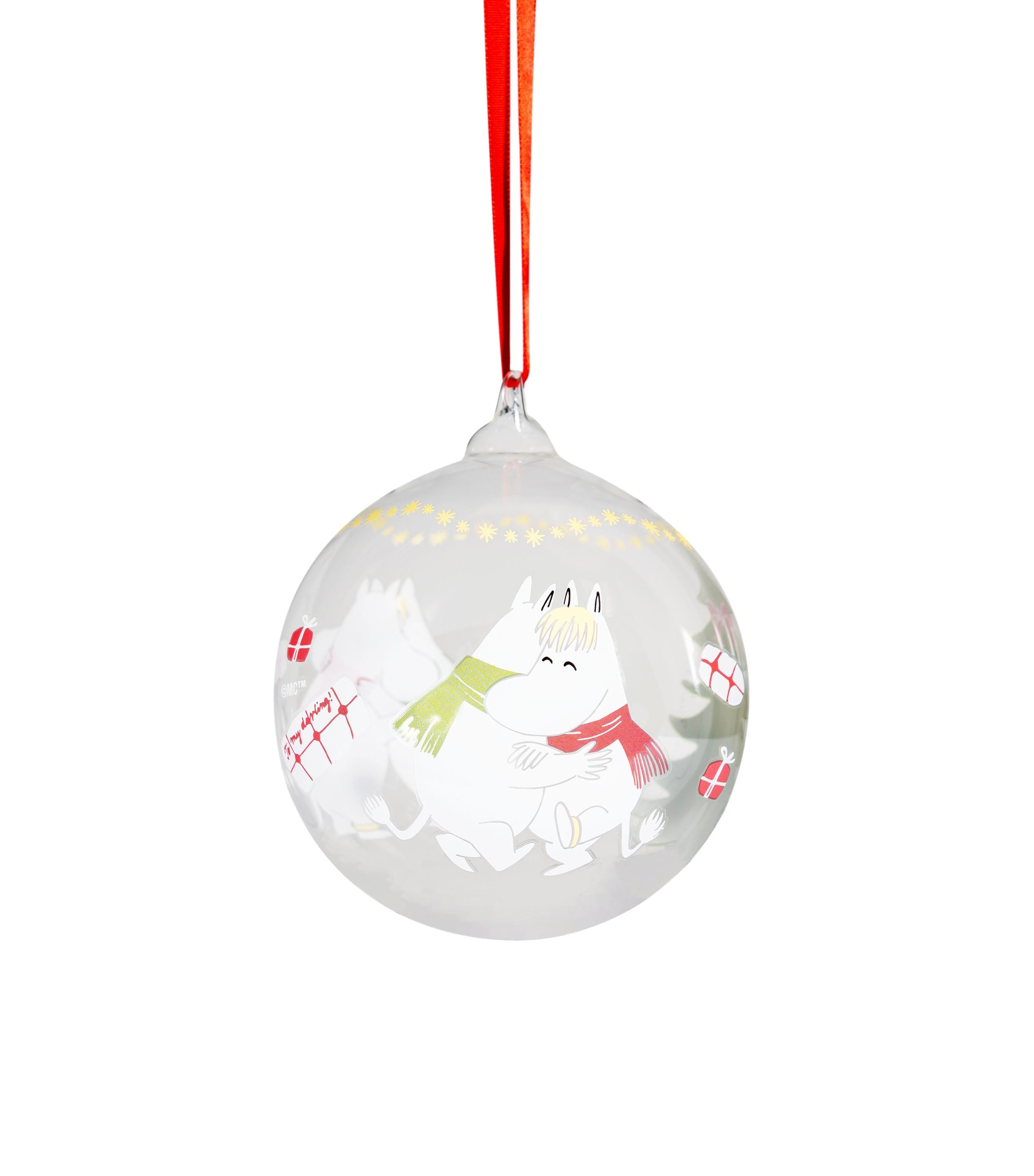 Muurla Moomin Christmas Bauble Joyeuses fêtes