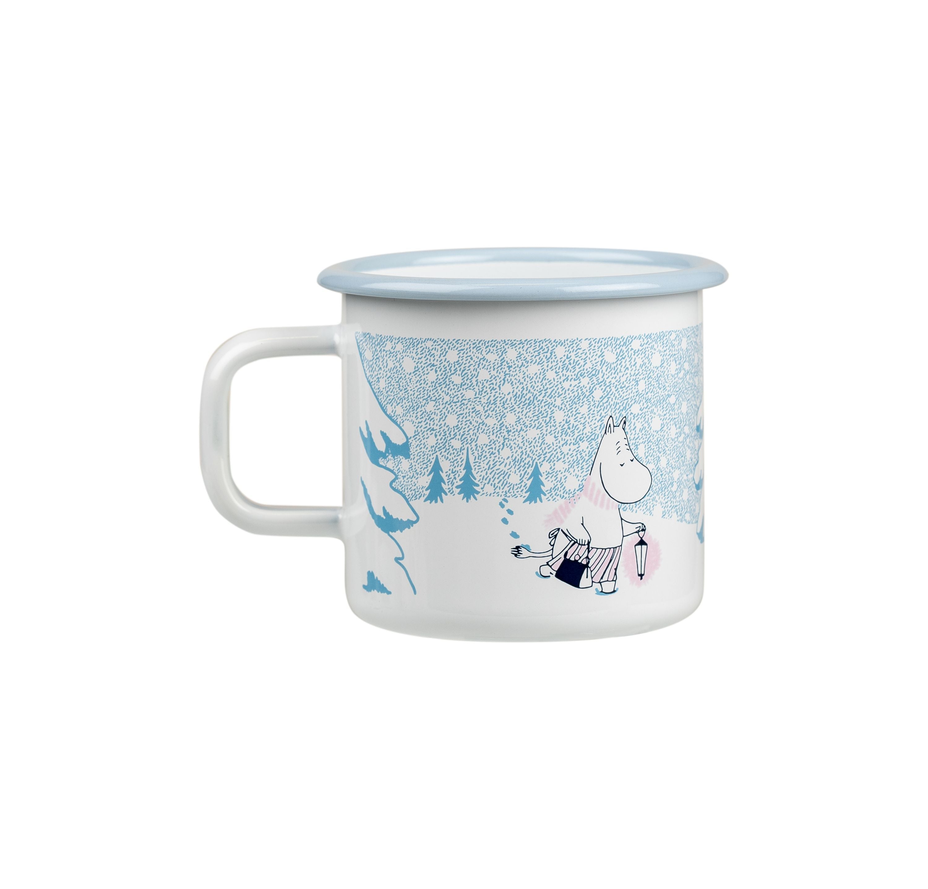 Muurla Moomin Enamel Mug Let It Snow