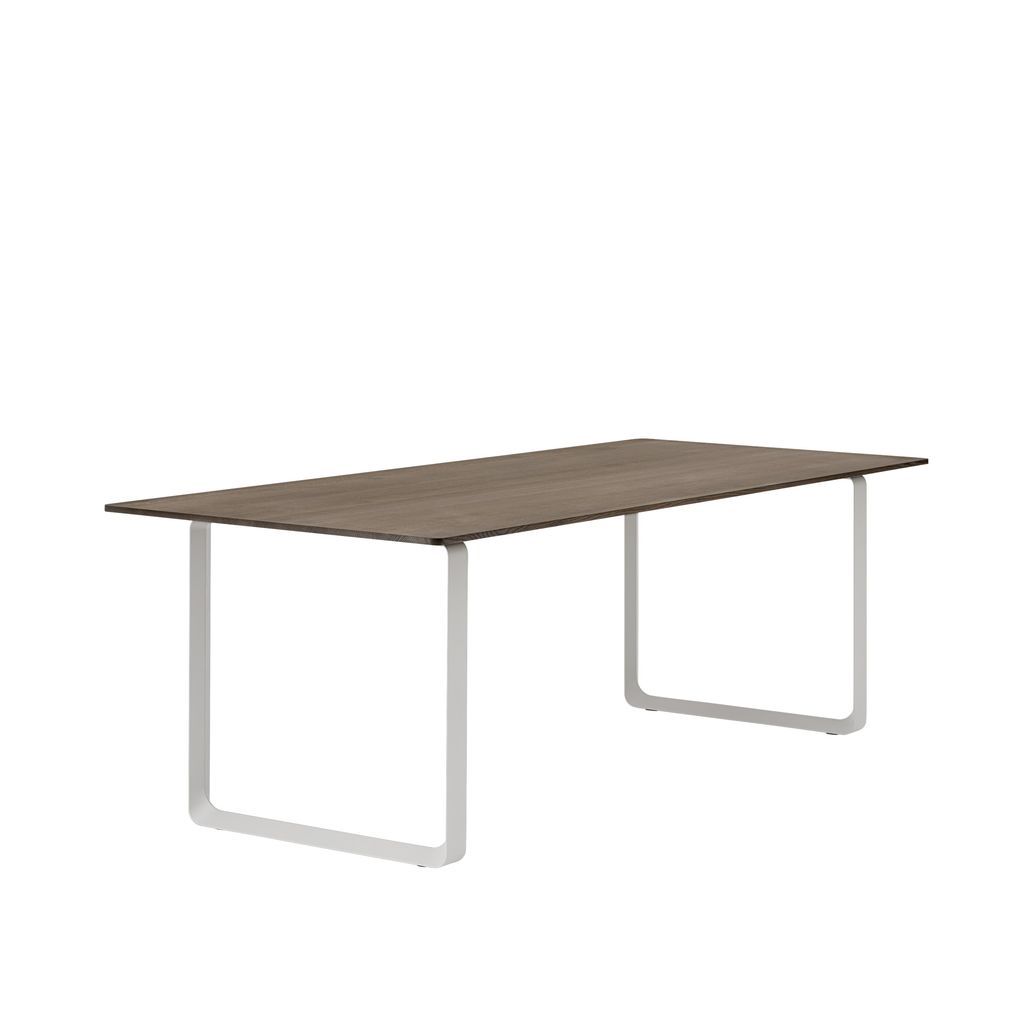 Muuto 70/70 Tisch 225 X 90 Cm, Eiche geräuchert/Grau